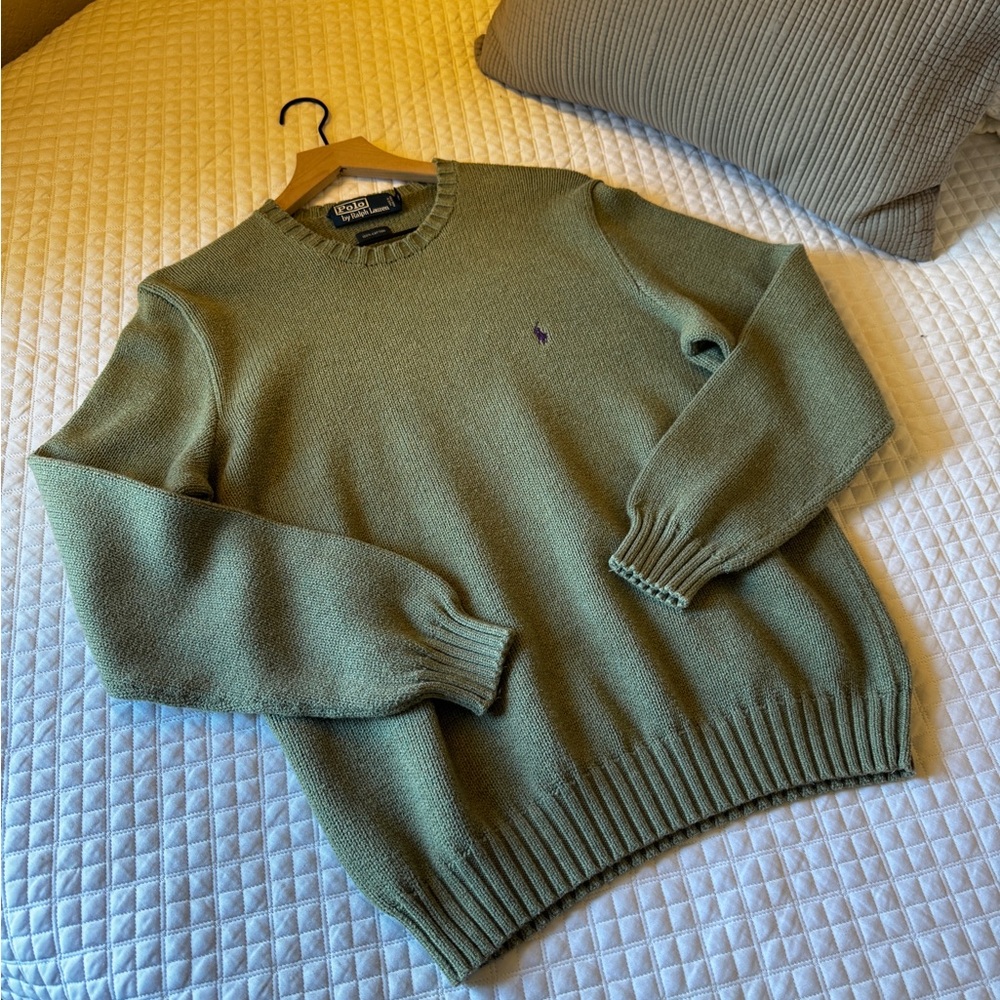Polo | Knit Cotton Crewneck Sweater
